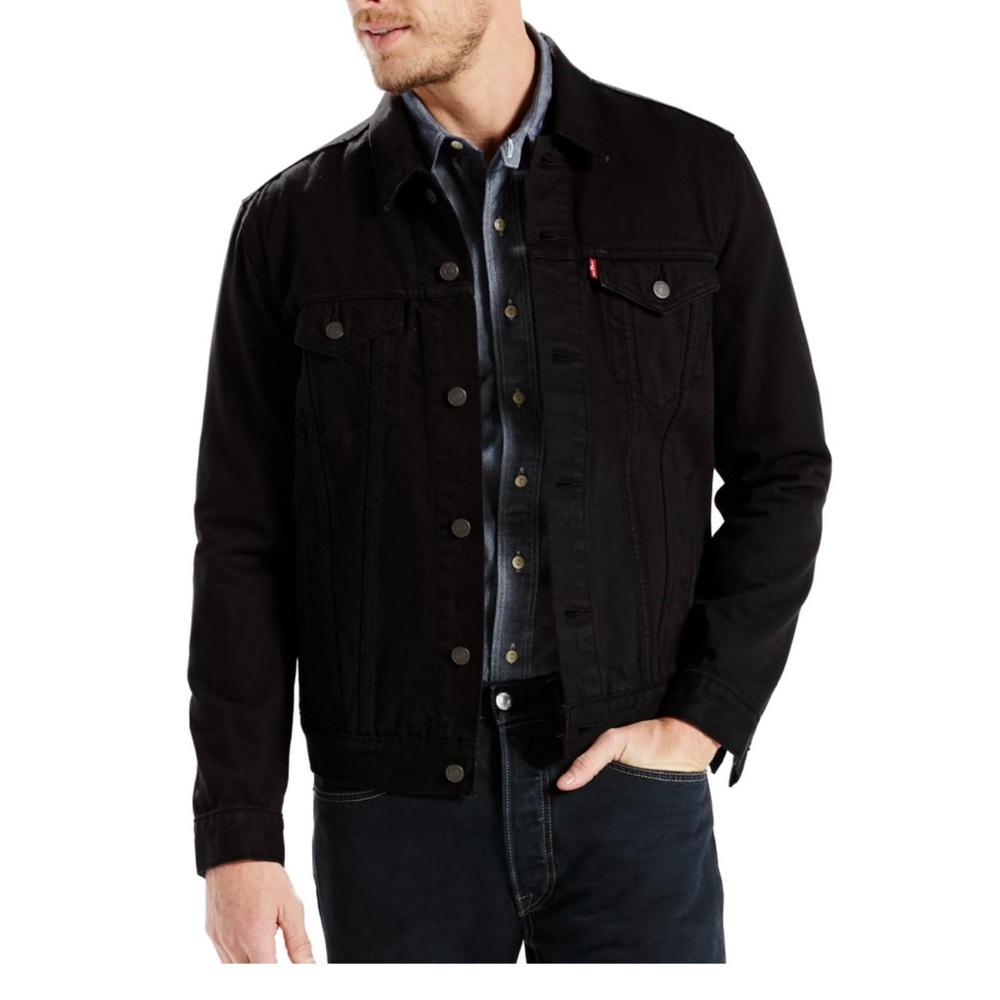 Levi's Men's Black Denim Jacket